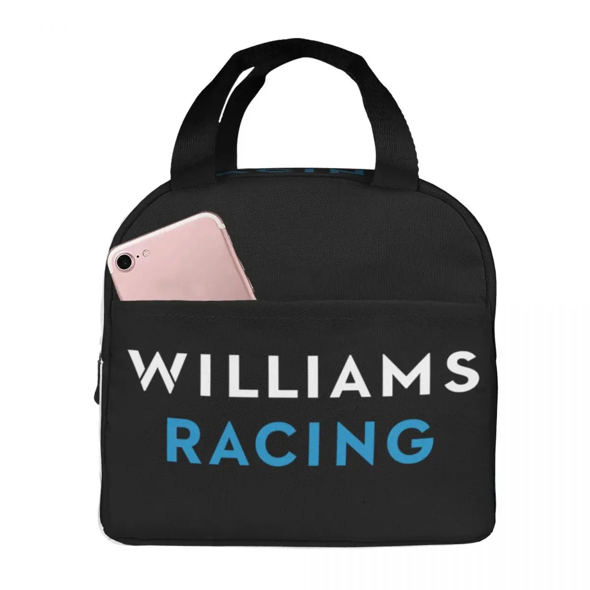 White Williams Racing Waterproof Oxford Portable Thermal Lunch Bags Box Picnic Food Bag Multifunction
White Williams Racing Waterproof Oxford Portable Thermal Lunch Bags Box Picnic Food Bag Multifunction