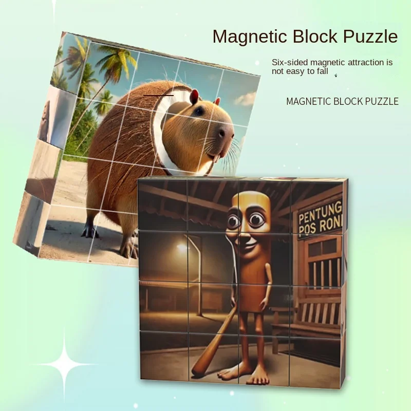 Tralalero Magnetic Blocks Anime Children Puzzle Assembled Toy Bombardiro crocodilo Magnetic Cube Model Kids Construction Toys
Tralalero Magnetic Blocks Anime Children Puzzle Assembled Toy Bombardiro crocodilo Magnetic Cube Model Kids Construction Toys