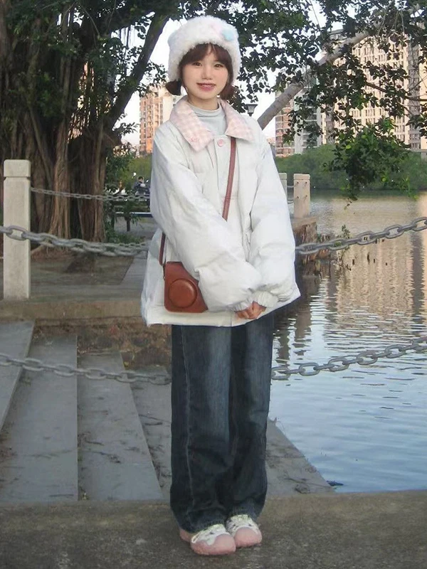 Sweet School Style Double-sided Wear Cotton Jacket Women's Student Winter Color Block Loose Thickened Bread Style Coat
Sweet School Style Double-sided Wear Cotton Jacket Women's Student Winter Color Block Loose Thickened Bread Style Coat