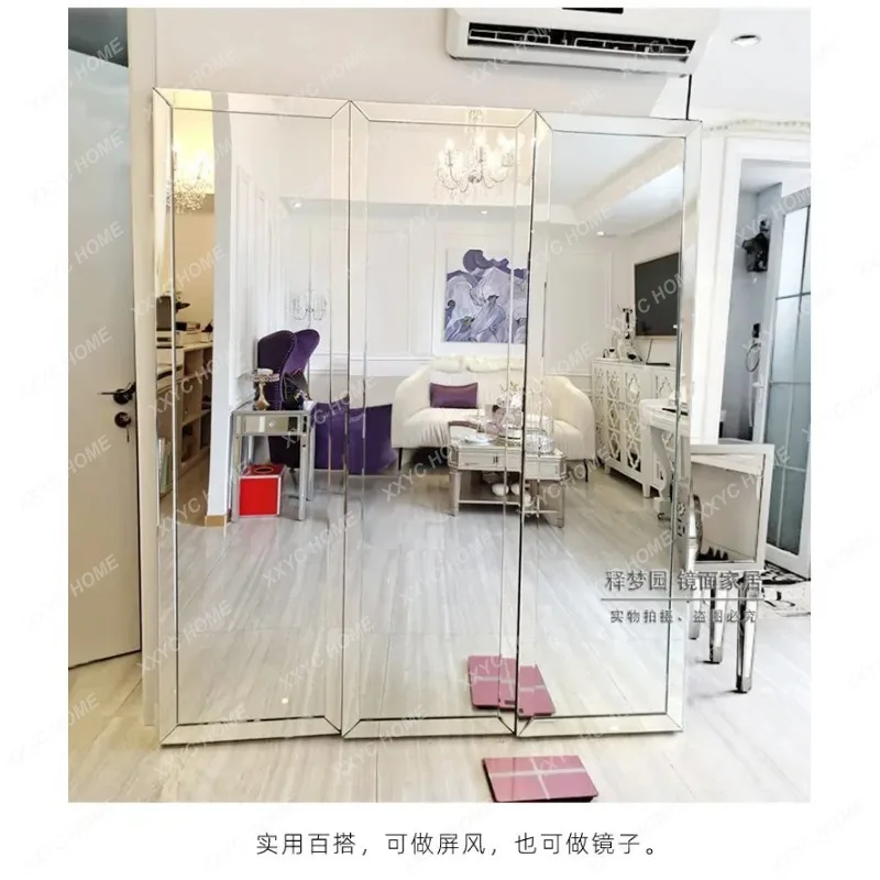L Fashion Mirror Screen, Entrance Porch Partition, Hotel Folding Screen, Can Be Customized
L Fashion Mirror Screen, Entrance Porch Partition, Hotel Folding Screen, Can Be Customized