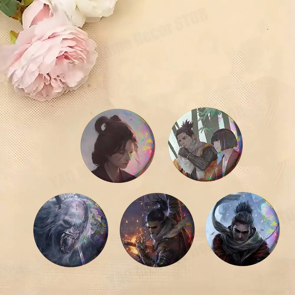 SEKIRO Game TGA Wolf Brooches for Bag Decor Jewelry Accessories Gift 25/32/44/58/75mm Round Enamel Pins Cartoon Badge
SEKIRO Game TGA Wolf Brooches for Bag Decor Jewelry Accessories Gift 25/32/44/58/75mm Round Enamel Pins Cartoon Badge