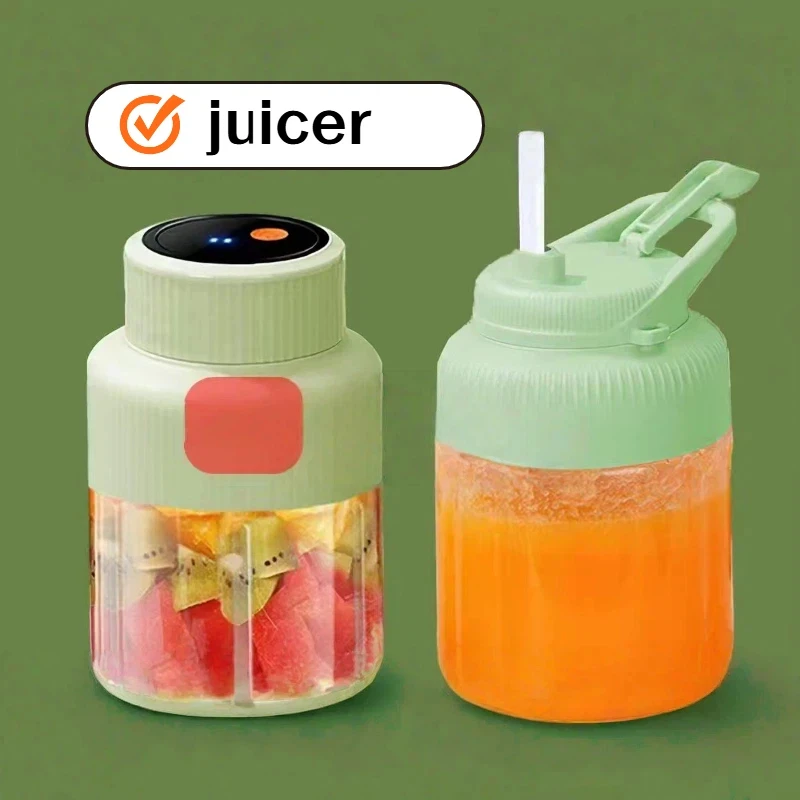 Portable Wireless Juicing Cup Fresh Juice Portable Blender Rechargeable USB Multifunctional Electric Large Capacity Juicing Cup
Portable Wireless Juicing Cup Fresh Juice Portable Blender Rechargeable USB Multifunctional Electric Large Capacity Juicing Cup