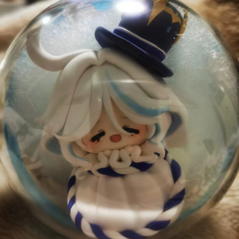 Neuvillette Focalors Damselette 60 Roles Steamed Stuffed Bun Shape 7cm Anime Figure Keychain Spherical Bell key Chain Model Gift
Neuvillette Focalors Damselette 60 Roles Steamed Stuffed Bun Shape 7cm Anime Figure Keychain Spherical Bell key Chain Model Gift