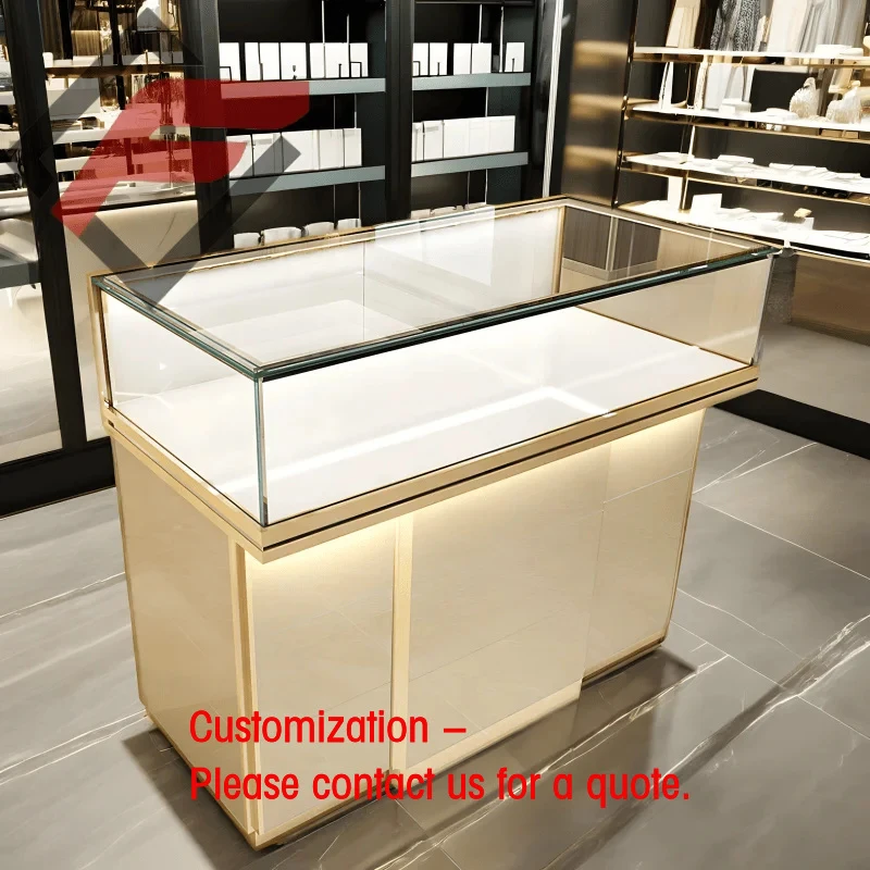 custom.Modern Luxury Jewelry Display Counter with Anti Fingerprint Glass and Adjustable LED Lighting High End Boutique Showcase
custom.Modern Luxury Jewelry Display Counter with Anti Fingerprint Glass and Adjustable LED Lighting High End Boutique Showcase