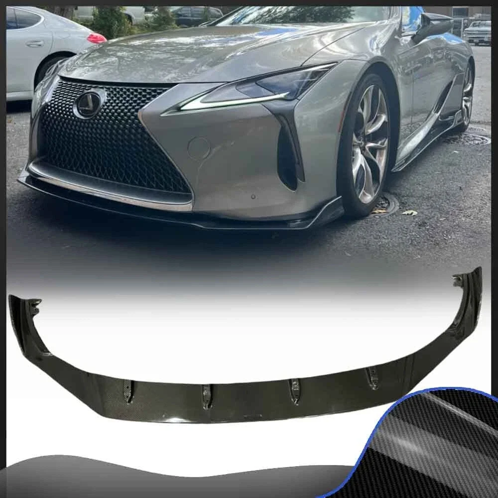 Передняя губа для Lexus LC500 LC500H, передний бампер из углеродного волокна, спойлер, обвес
Передняя губа для Lexus LC500 LC500H, передний бампер из углеродного волокна, спойлер, обвес