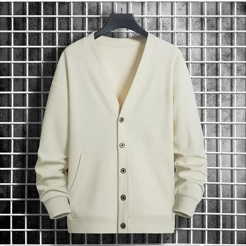 Knit Cardigan Men Korean Style Solid Loose Over Fit Button Knitwear Male V Neck Oversize Golf Wear Big Size 8XL Top Coat Sweater
Knit Cardigan Men Korean Style Solid Loose Over Fit Button Knitwear Male V Neck Oversize Golf Wear Big Size 8XL Top Coat Sweater