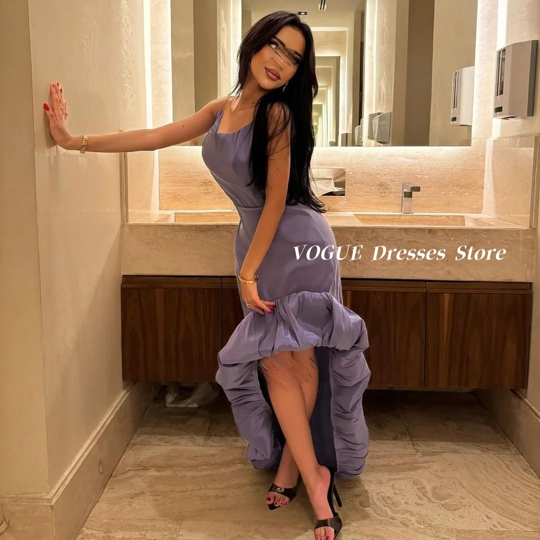 Hi-Lo Mermaid Evening Dresses with Fold 2025 Satin Dubai Women Prom Party Dresses Formal Dress فساتين سهرة Customized
Hi-Lo Mermaid Evening Dresses with Fold 2025 Satin Dubai Women Prom Party Dresses Formal Dress فساتين سهرة Customized
