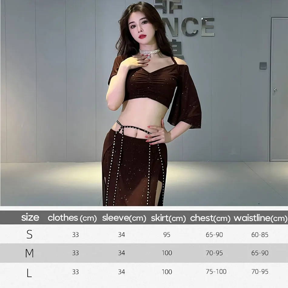 Belly Dance Suit Belly Dance Costume Summer Mesh Training Suit Class Uniform Stage Performance Belly Dance Practice Clothes
Belly Dance Suit Belly Dance Costume Summer Mesh Training Suit Class Uniform Stage Performance Belly Dance Practice Clothes