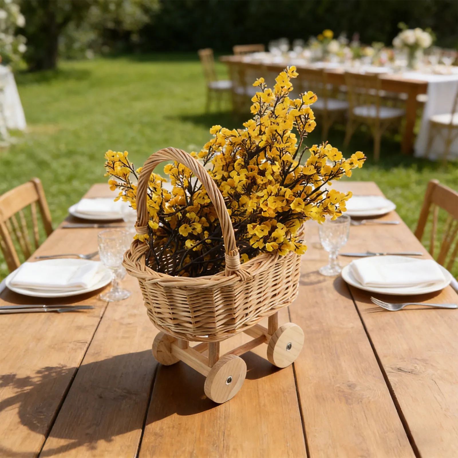 2Pcs Woven Rattan Carriage Basket Light Brown Stroller Shaped Wedding Shower Candy Storage Centerpiece Decorative
2Pcs Woven Rattan Carriage Basket Light Brown Stroller Shaped Wedding Shower Candy Storage Centerpiece Decorative