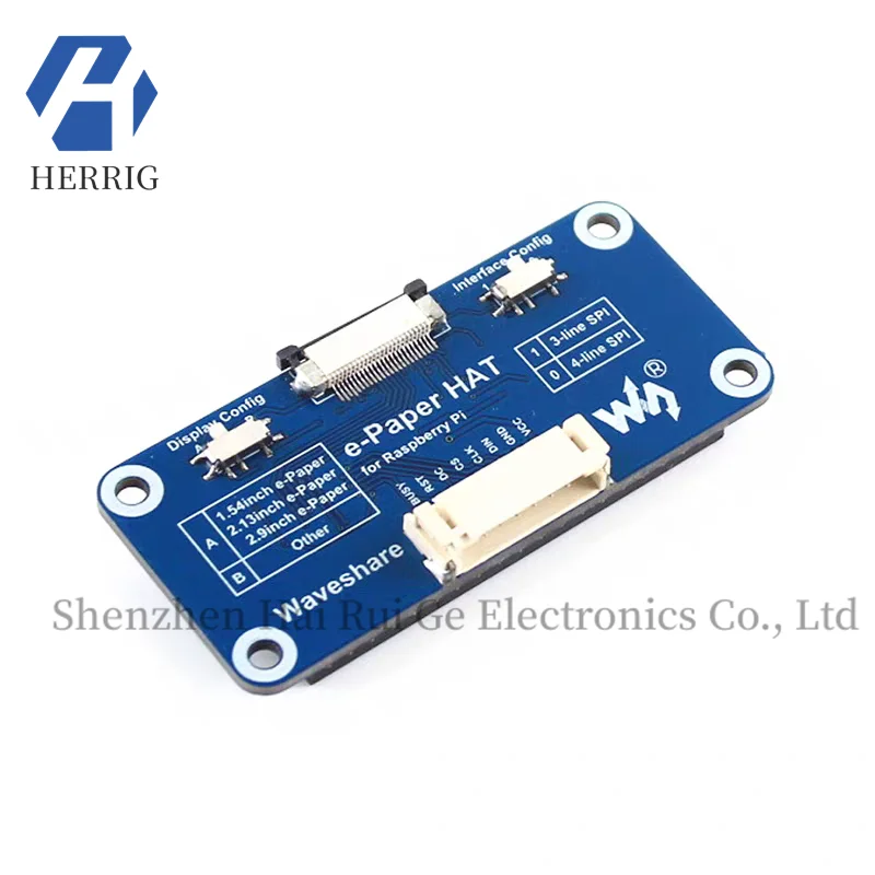 Raspberry Pi 4B/3B+/Zero e-ink screen driver board Nvidia SPI interface ink screen expansion board
Raspberry Pi 4B/3B+/Zero e-ink screen driver board Nvidia SPI interface ink screen expansion board