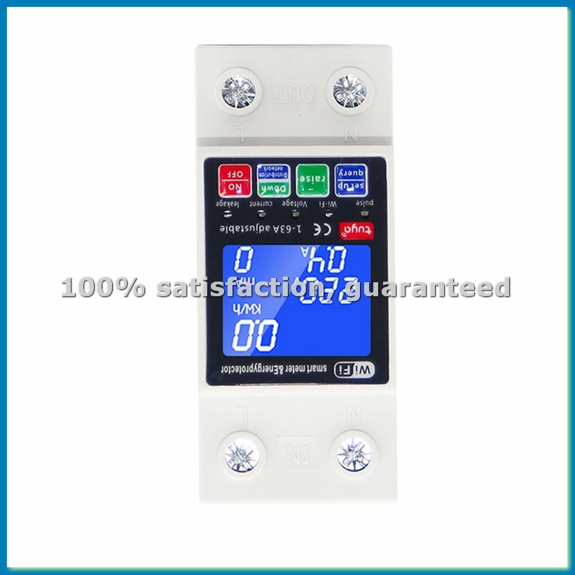 Smart Circuit Breaker 63A Tuya WiFi Voltage Relay 220V Current Leakage Protection Automatic MCB Switch for Smart Home-A22U
Smart Circuit Breaker 63A Tuya WiFi Voltage Relay 220V Current Leakage Protection Automatic MCB Switch for Smart Home-A22U