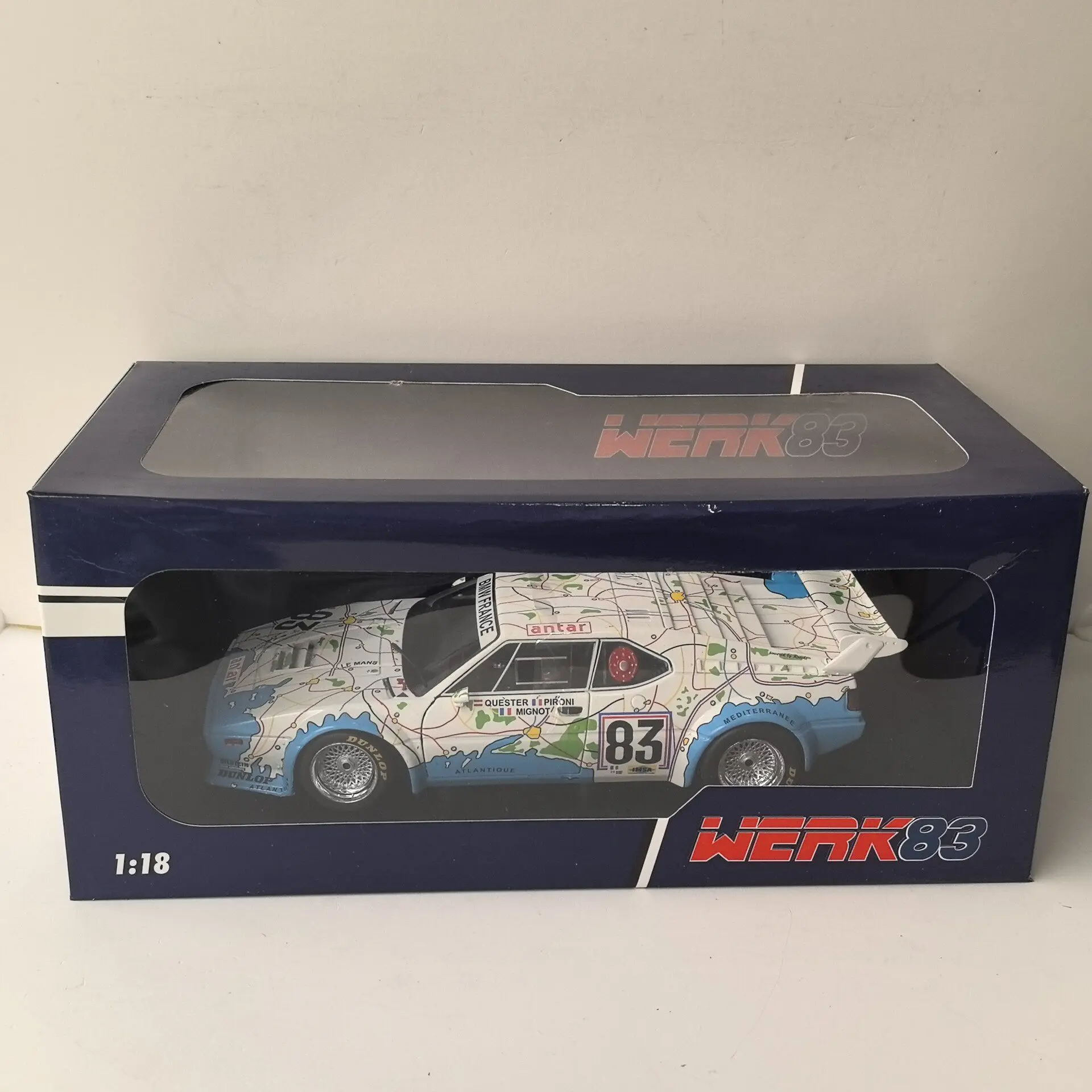 Paint Surface Defects Diecast WERK83 1/18 Scale BMW M1 PROCAR # 83 Racing S5 Alloy Car Model
Paint Surface Defects Diecast WERK83 1/18 Scale BMW M1 PROCAR # 83 Racing S5 Alloy Car Model