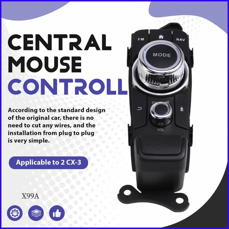 WO-Car Central Controller Mode Knob Button Mouse NAV Controller Switch Button For Mazda CX-3 2 Demio Low-End 2014-2021
WO-Car Central Controller Mode Knob Button Mouse NAV Controller Switch Button For Mazda CX-3 2 Demio Low-End 2014-2021