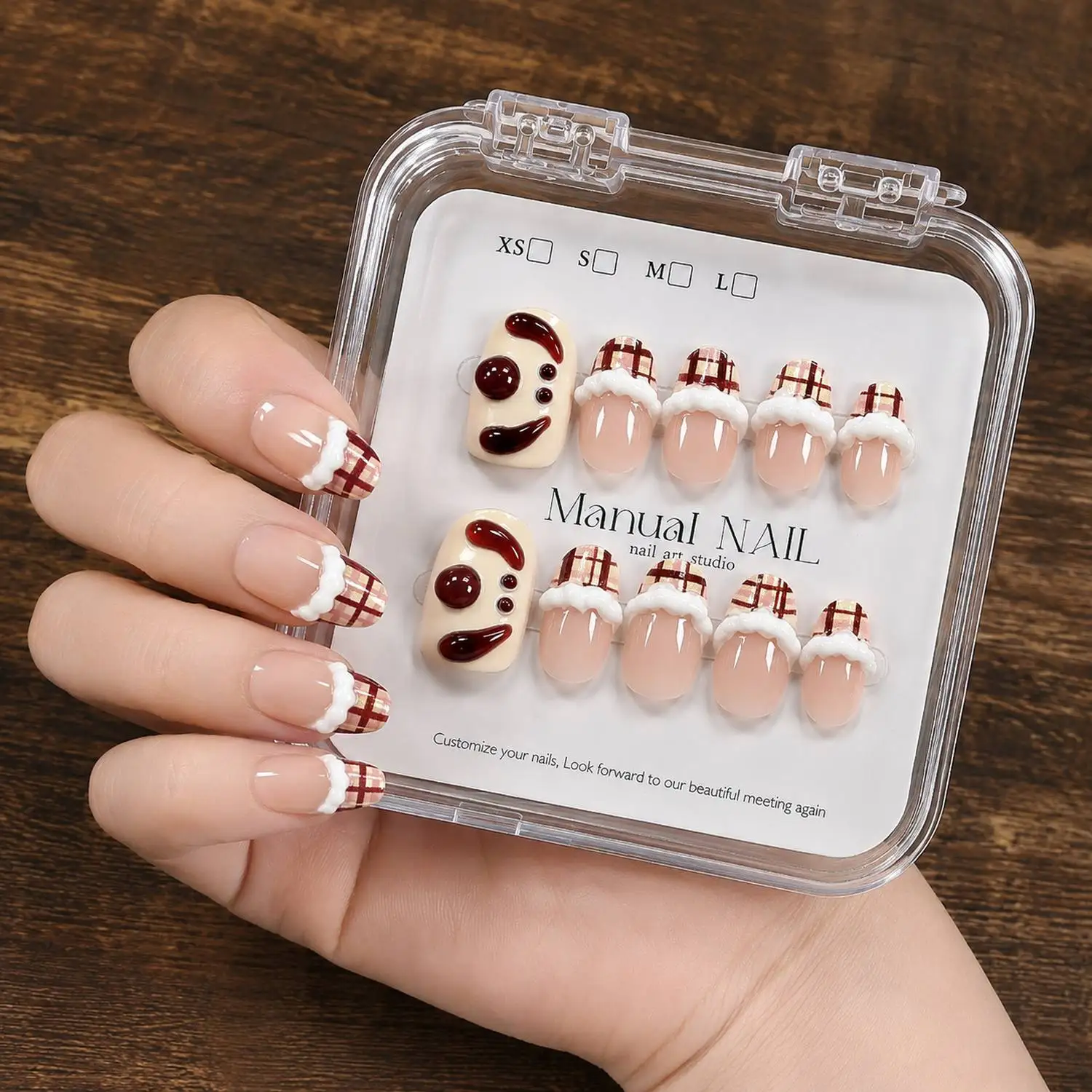 1Box Pattern With Texture Puppy Press On Nail Gradient Color Cream Border Puppy False Nail Fashionable Look For Puppy Fake Nail
1Box Pattern With Texture Puppy Press On Nail Gradient Color Cream Border Puppy False Nail Fashionable Look For Puppy Fake Nail