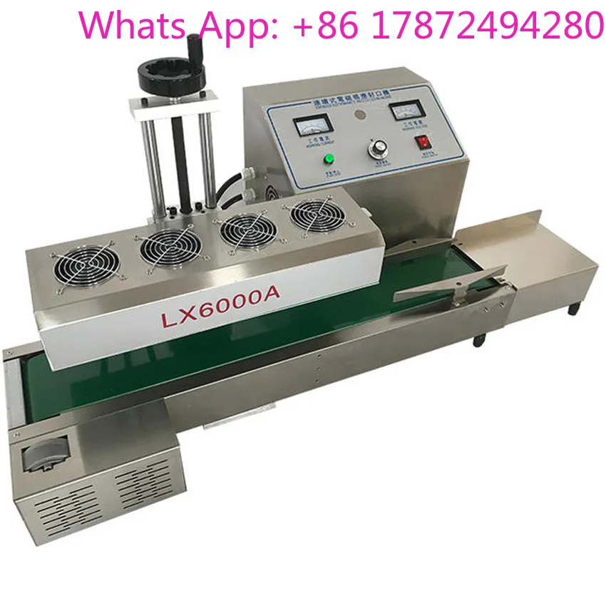 Continuous Aluminum Foil Film Sealing Machine LX-6000A Induction Sealer
Continuous Aluminum Foil Film Sealing Machine LX-6000A Induction Sealer