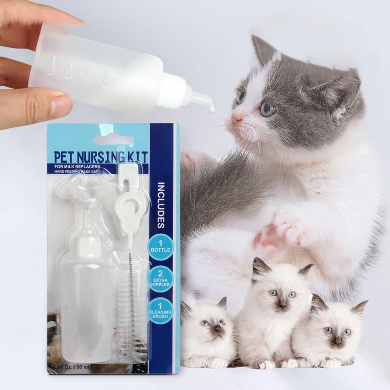 50cc Portable Household Kitten Milk Bottle Durable Easy To Clean Puppy Kitten Milk Nursing Bottle Young Pet Feeding Supplies
50cc Portable Household Kitten Milk Bottle Durable Easy To Clean Puppy Kitten Milk Nursing Bottle Young Pet Feeding Supplies