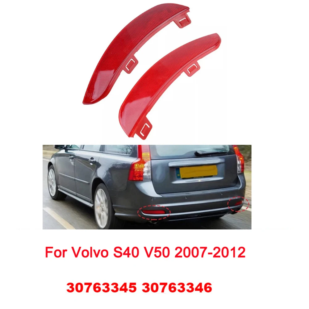 Left Right For Volvo S40 V50 2007 2008 2009 2010 2011 2012 Rear bumper side light reflective trim 30763345 30763346
Left Right For Volvo S40 V50 2007 2008 2009 2010 2011 2012 Rear bumper side light reflective trim 30763345 30763346