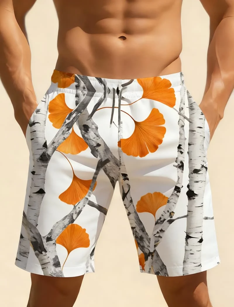 Men's Trendy Natural Forest Plant Print Casual Shorts - Summer Fashion Streetwear For Vacation And Daily Wear
Men's Trendy Natural Forest Plant Print Casual Shorts - Summer Fashion Streetwear For Vacation And Daily Wear