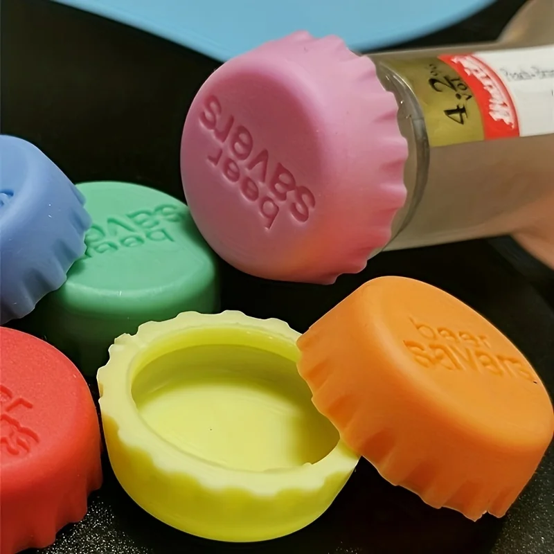 12 Reusable Silicone Bottle Caps - Beer, Soda, Wine Sealing Fresh-Keeping Lids - Food-Grade Beverage Fresh-Keeping Caps.
12 Reusable Silicone Bottle Caps - Beer, Soda, Wine Sealing Fresh-Keeping Lids - Food-Grade Beverage Fresh-Keeping Caps.
