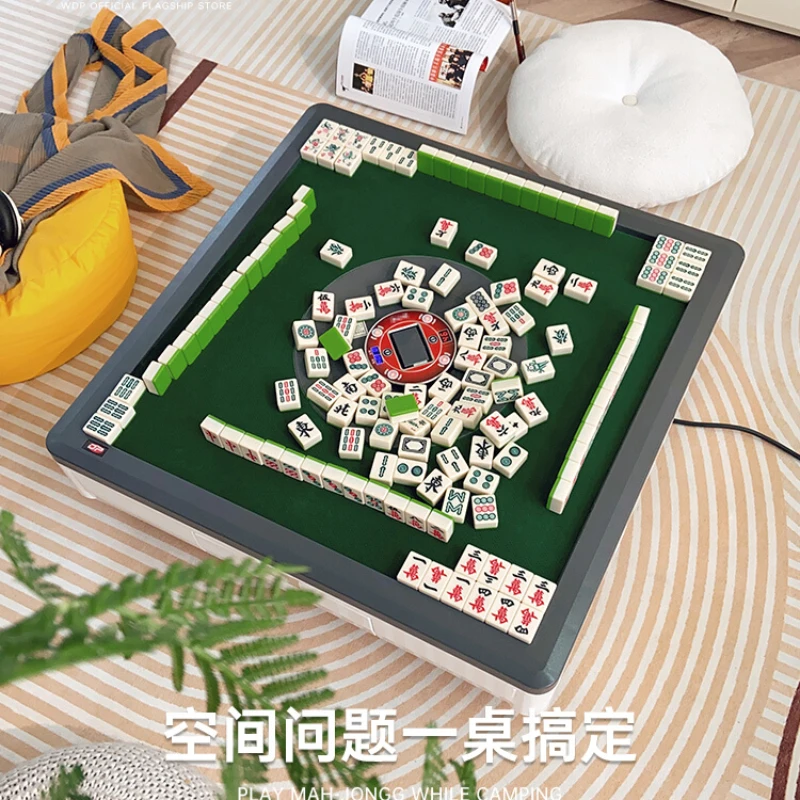Small mahjong machine, fully automatic mini electric table, dining dual-purpose folding household small size
Small mahjong machine, fully automatic mini electric table, dining dual-purpose folding household small size