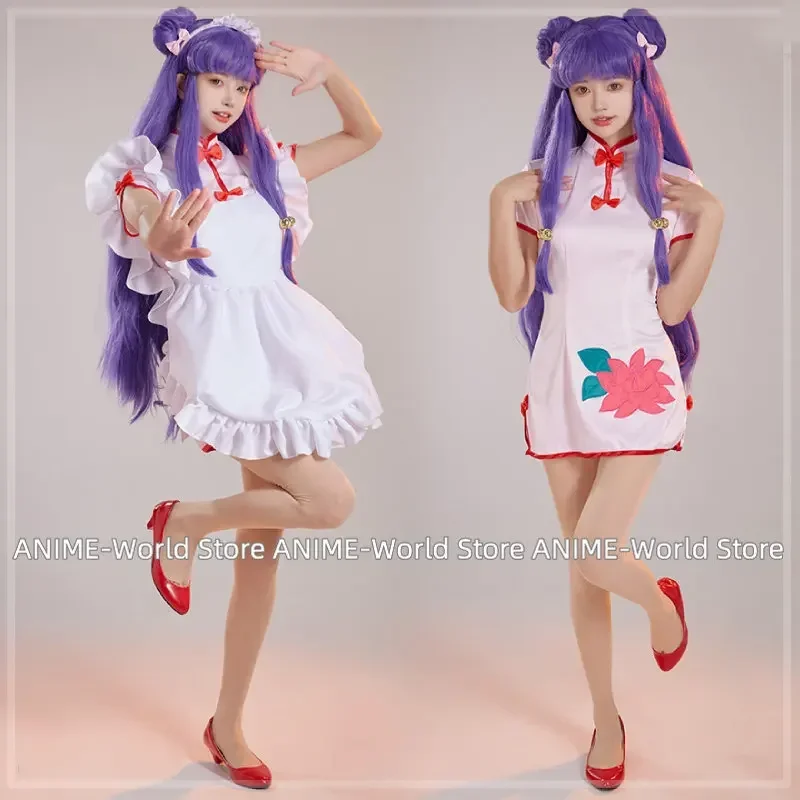 Ranma ½ Ranma Nibun-no-Ichi Cheongsam Suit Cos Anime Gameboy Role Shampoo Cosplay Maid Dress Sexy Costume Full Set Wig
Ranma ½ Ranma Nibun-no-Ichi Cheongsam Suit Cos Anime Gameboy Role Shampoo Cosplay Maid Dress Sexy Costume Full Set Wig