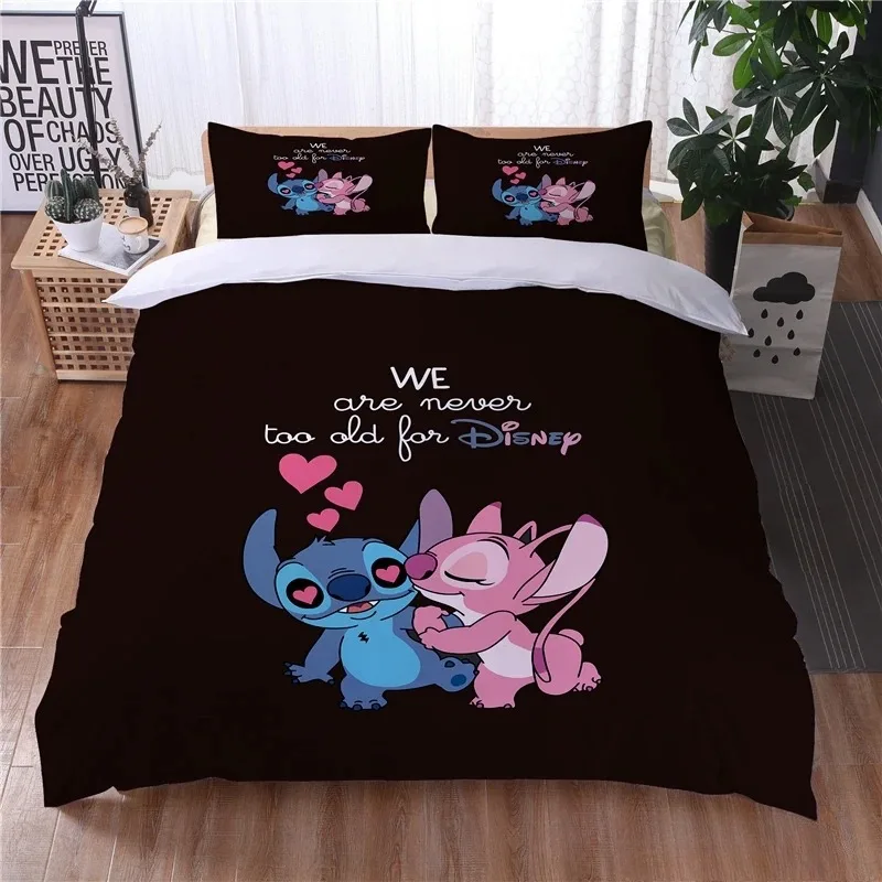 Lilo And Stitch Kawaii Bedding Set Queen King Size Disney Cartoon Duvet Cover Set 2/3Pcs Quilt Cover And Pillowcase Home Textile
Lilo And Stitch Kawaii Bedding Set Queen King Size Disney Cartoon Duvet Cover Set 2/3Pcs Quilt Cover And Pillowcase Home Textile