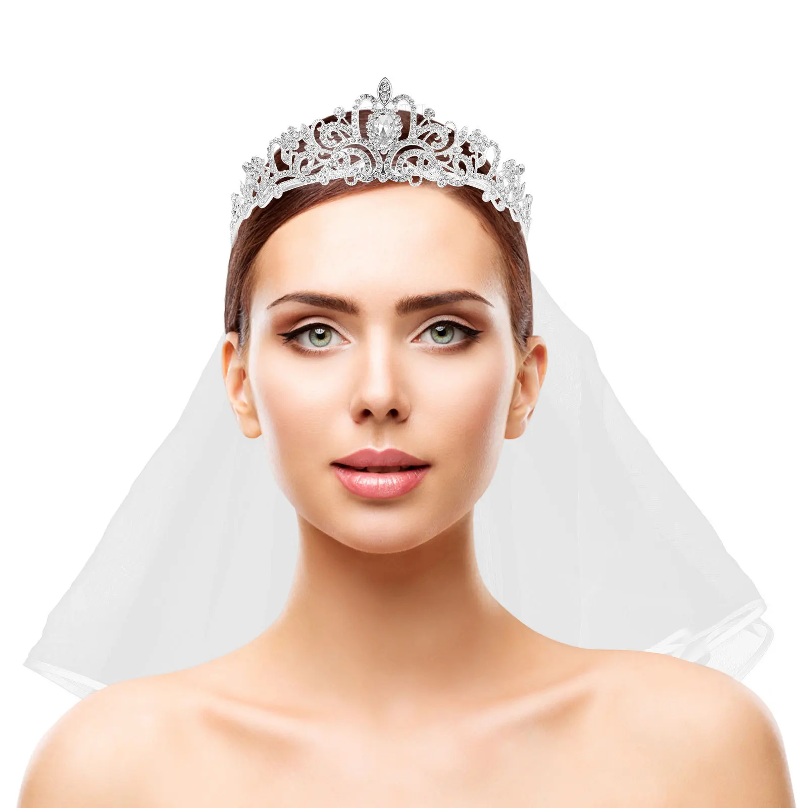 1Set Bridal Rhinestone Crown Wedding Tiara Shiny Headband Elegant Fashion Headwear Tiara for Bride Wedding Crown
1Set Bridal Rhinestone Crown Wedding Tiara Shiny Headband Elegant Fashion Headwear Tiara for Bride Wedding Crown