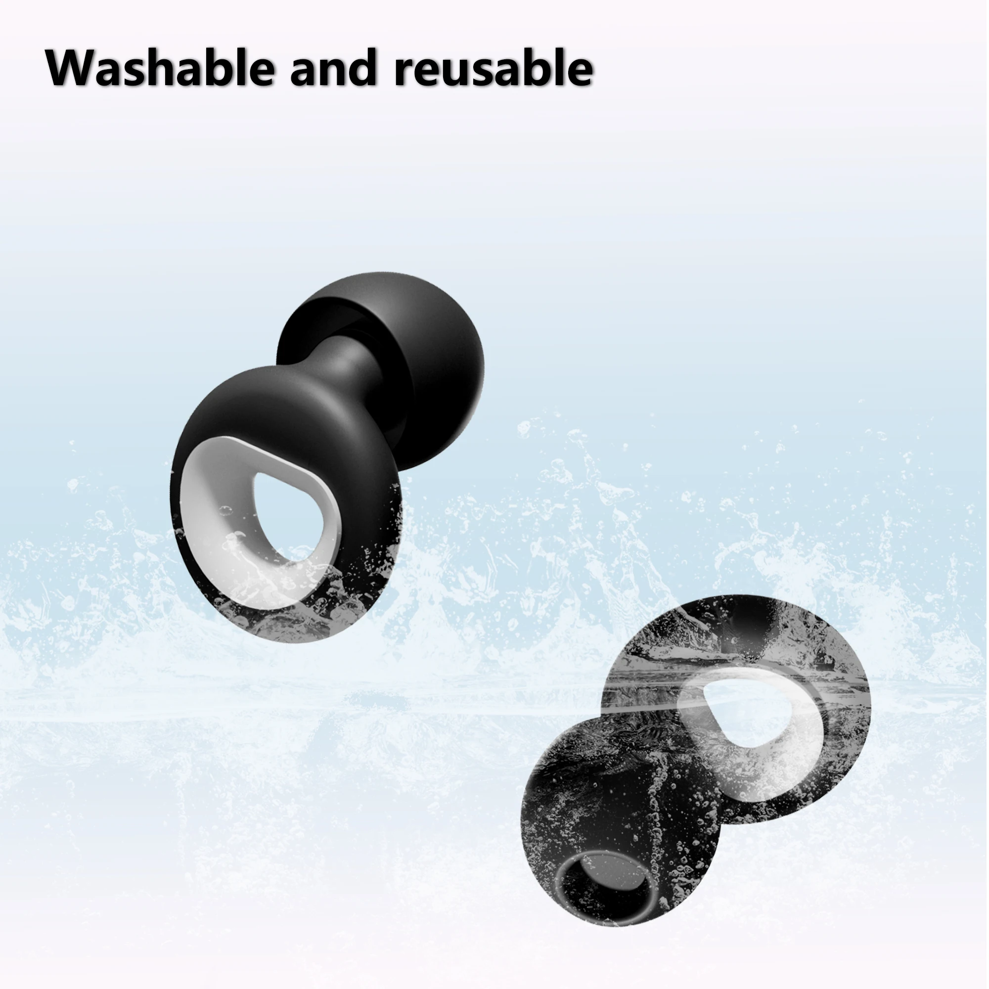 Waterproof Noise-Cancelling Earplugs Reusable Concerts & Festivals, Live Events, Musicians, DJs + Mute for Extra Coverag
Waterproof Noise-Cancelling Earplugs Reusable Concerts & Festivals, Live Events, Musicians, DJs + Mute for Extra Coverag
