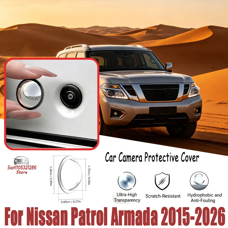 360 Reverse Cam Cover For Nissan Patrol Armada 2015-2026 2Pcs Anti-Scratch HD PC Lens Protector, Waterproof Easy Install
360 Reverse Cam Cover For Nissan Patrol Armada 2015-2026 2Pcs Anti-Scratch HD PC Lens Protector, Waterproof Easy Install