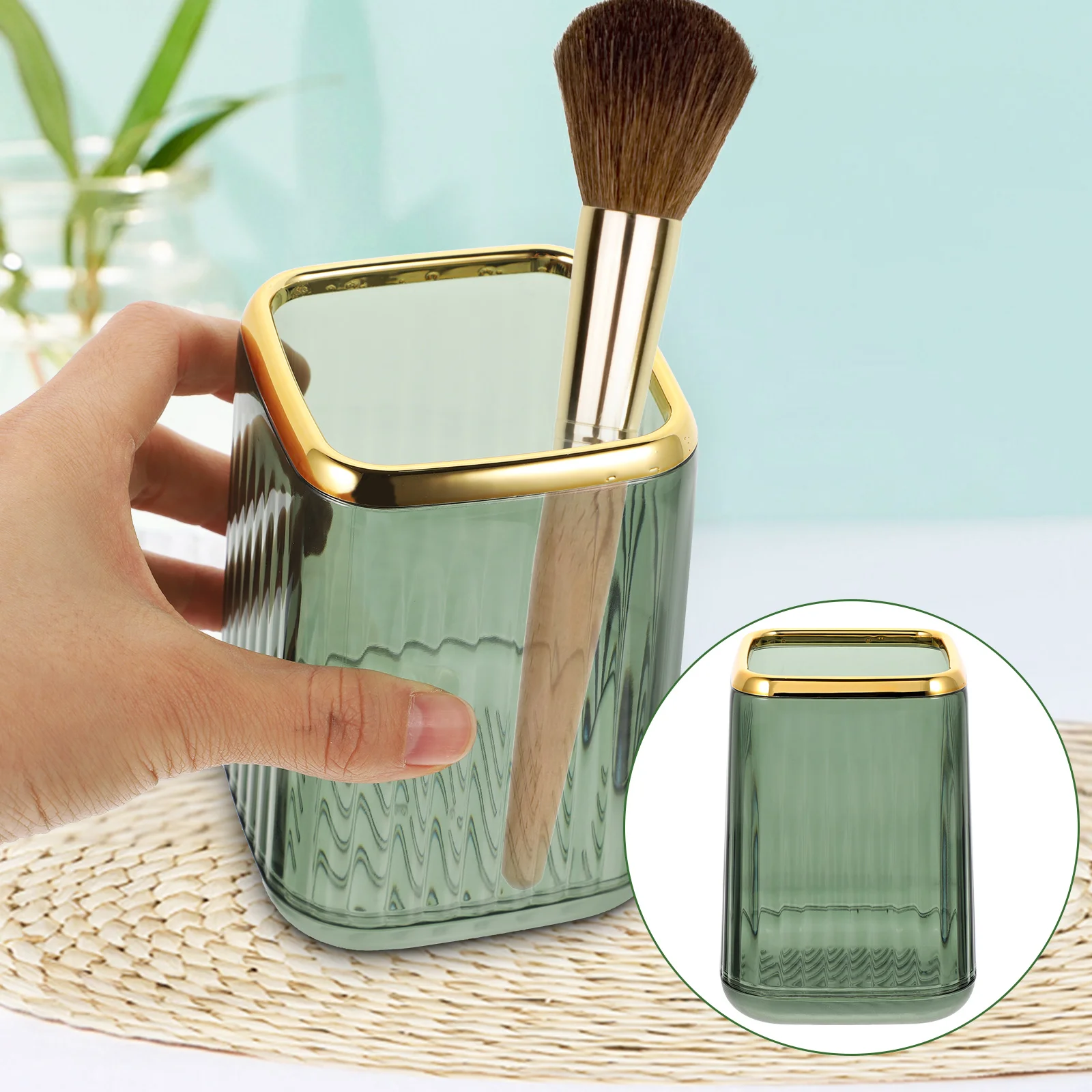 Makeup Brush Holder Paint Organizer Dressing Table Pencil Cup Container Brushes Clear Organiser
Makeup Brush Holder Paint Organizer Dressing Table Pencil Cup Container Brushes Clear Organiser