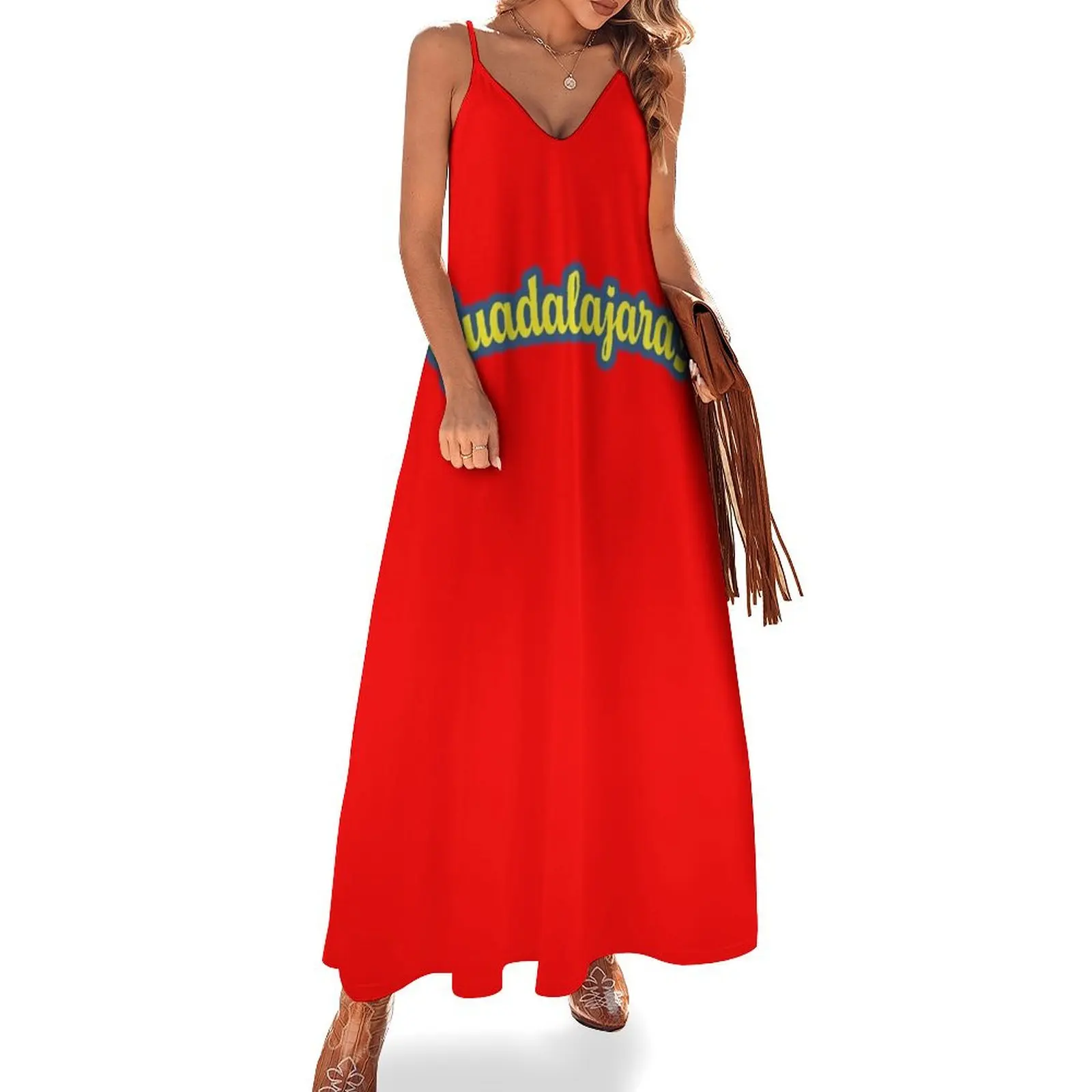 Guadalajara! Sleeveless Dress festival outfit women women's fashion dresses Dress
Guadalajara! Sleeveless Dress festival outfit women women's fashion dresses Dress