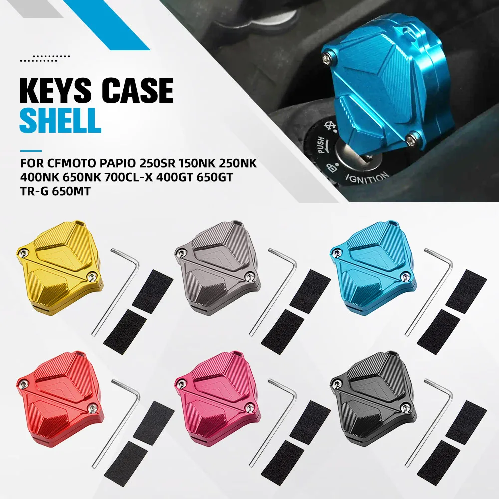 FOR CFMOTO PAPIO 250SR 150NK 250NK 400NK 650NK 700CL-X 400GT 650GT TR-G 650MT Key Cover Case Shell Protection Keychain Key Chain
FOR CFMOTO PAPIO 250SR 150NK 250NK 400NK 650NK 700CL-X 400GT 650GT TR-G 650MT Key Cover Case Shell Protection Keychain Key Chain