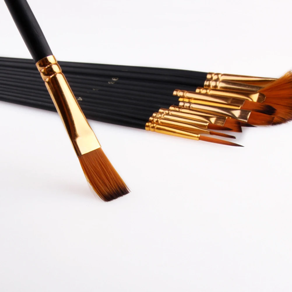 12 Painting Brushes Set Different Sizes Watercolor Drawing Tools Portable Bag Durable Nylon Comfortable Handle Kids Adults
12 Painting Brushes Set Different Sizes Watercolor Drawing Tools Portable Bag Durable Nylon Comfortable Handle Kids Adults