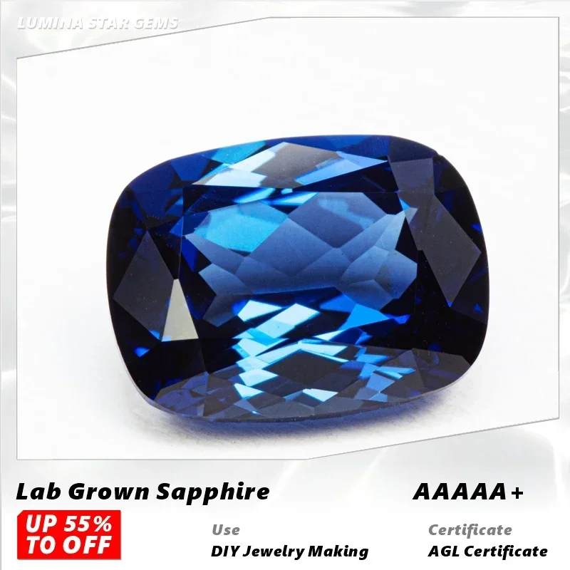 L-Lab Grown Sapphire Royal Blue Rectangular Cushion Shape VVS1 for Charms DIY Jewelry Making Material Selectable Certificate
L-Lab Grown Sapphire Royal Blue Rectangular Cushion Shape VVS1 for Charms DIY Jewelry Making Material Selectable Certificate