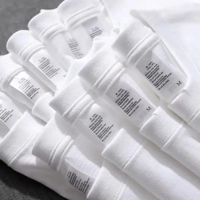 Men and Women Thick Short Sleeved T-shirt Loose Casual Base Shirt Round Neck Clothes Monochromatic Heavyweight White Pure Spring
Men and Women Thick Short Sleeved T-shirt Loose Casual Base Shirt Round Neck Clothes Monochromatic Heavyweight White Pure Spring
