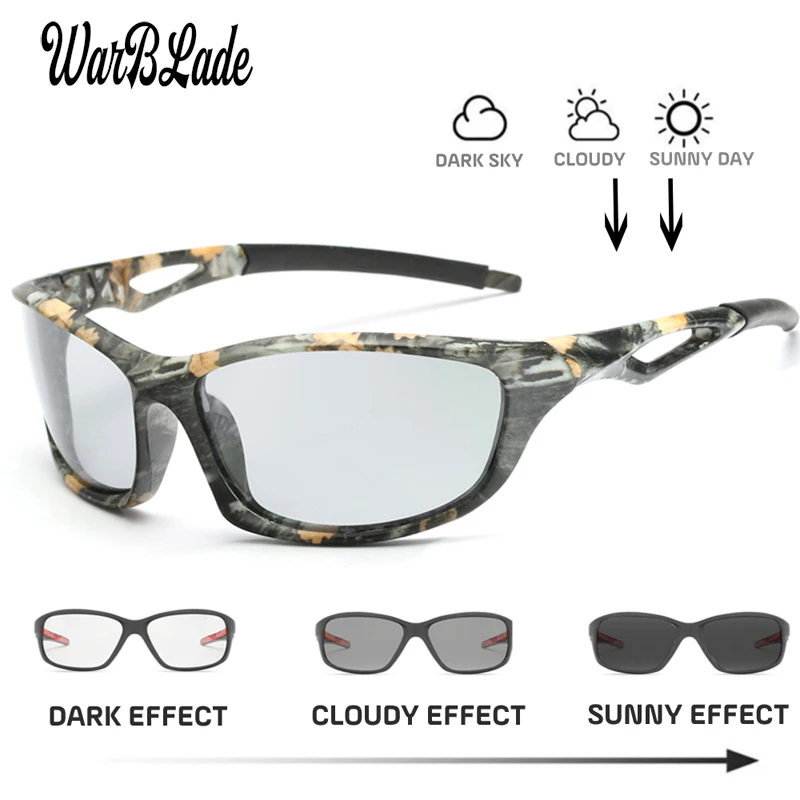 WarBLade 2019 New Photochromic Sunglasses Polarized Men Sport Sun glasses Camo Frame Eyewear UV400 Polaroid Oculos De Sol
WarBLade 2019 New Photochromic Sunglasses Polarized Men Sport Sun glasses Camo Frame Eyewear UV400 Polaroid Oculos De Sol