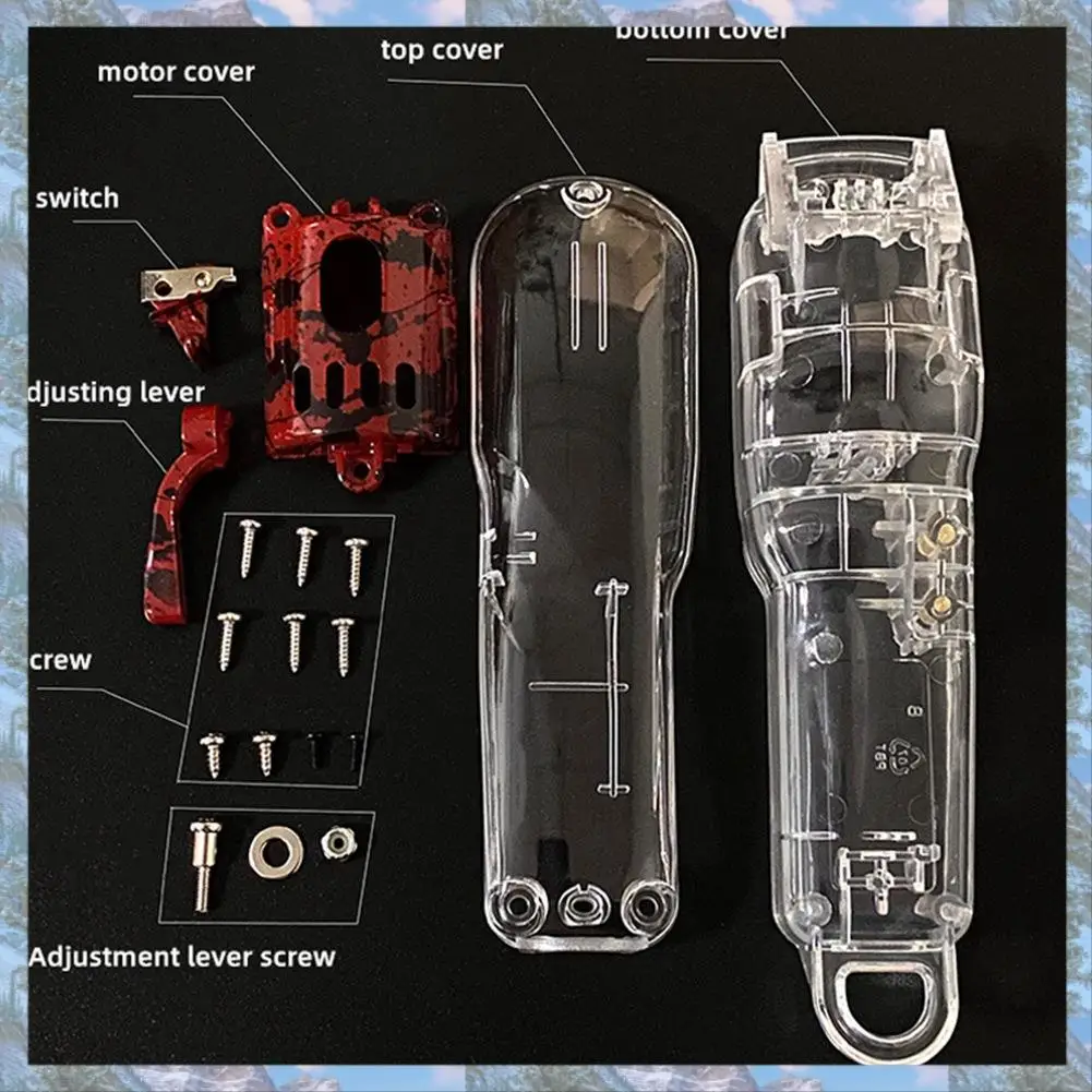 X16A 2025 NEW-Electric Hair Clipper Shell Kit Camouflage Barber Shop Styling Cordless Trimmer DIY Housing Cover For Wahl 8148 /
X16A 2025 NEW-Electric Hair Clipper Shell Kit Camouflage Barber Shop Styling Cordless Trimmer DIY Housing Cover For Wahl 8148 /
