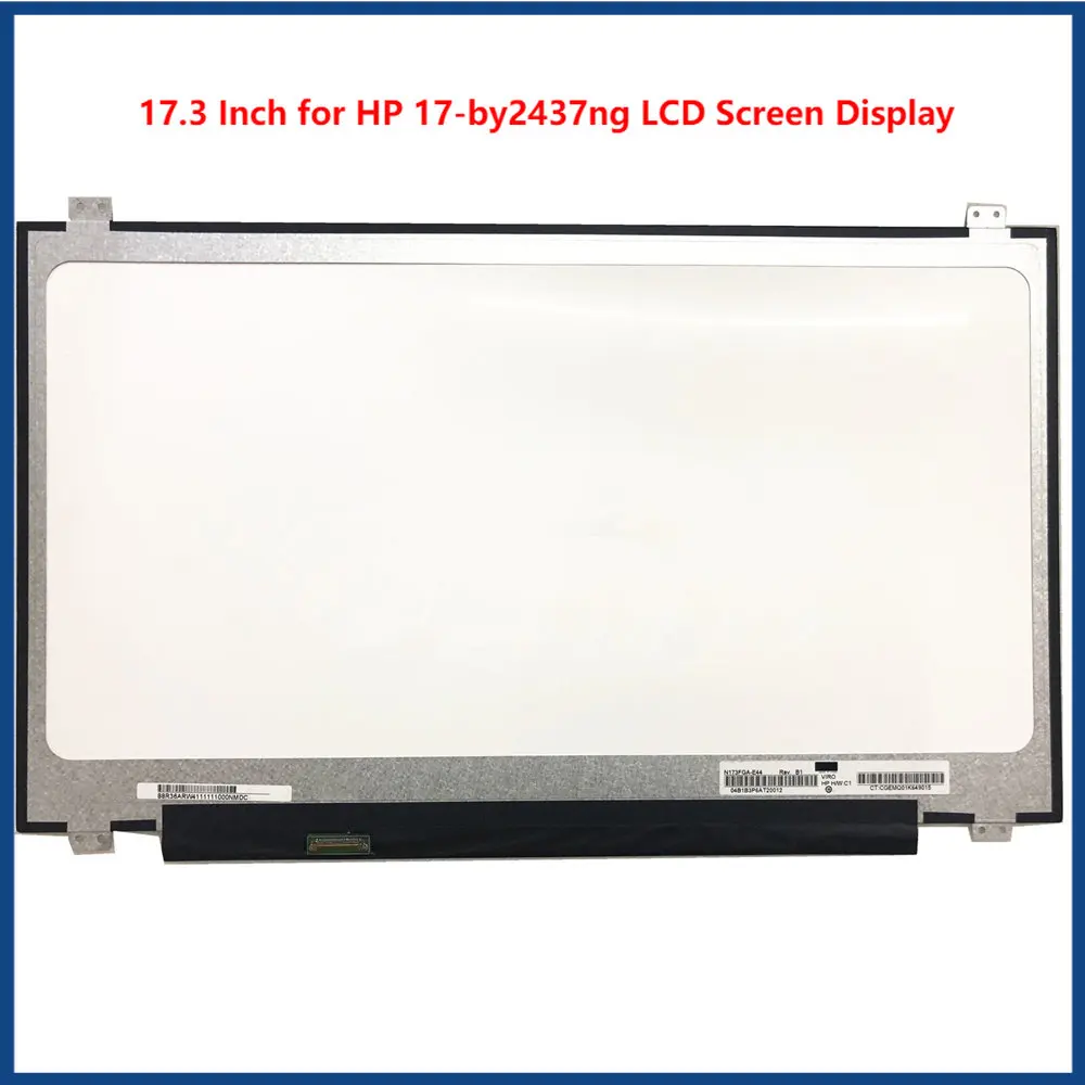 ЖК-экран 17,3 дюйма для HP 17-by2437ng, IPS панель HD 1600x900 EDP, 30 контактов, без касания
ЖК-экран 17,3 дюйма для HP 17-by2437ng, IPS панель HD 1600x900 EDP, 30 контактов, без касания
