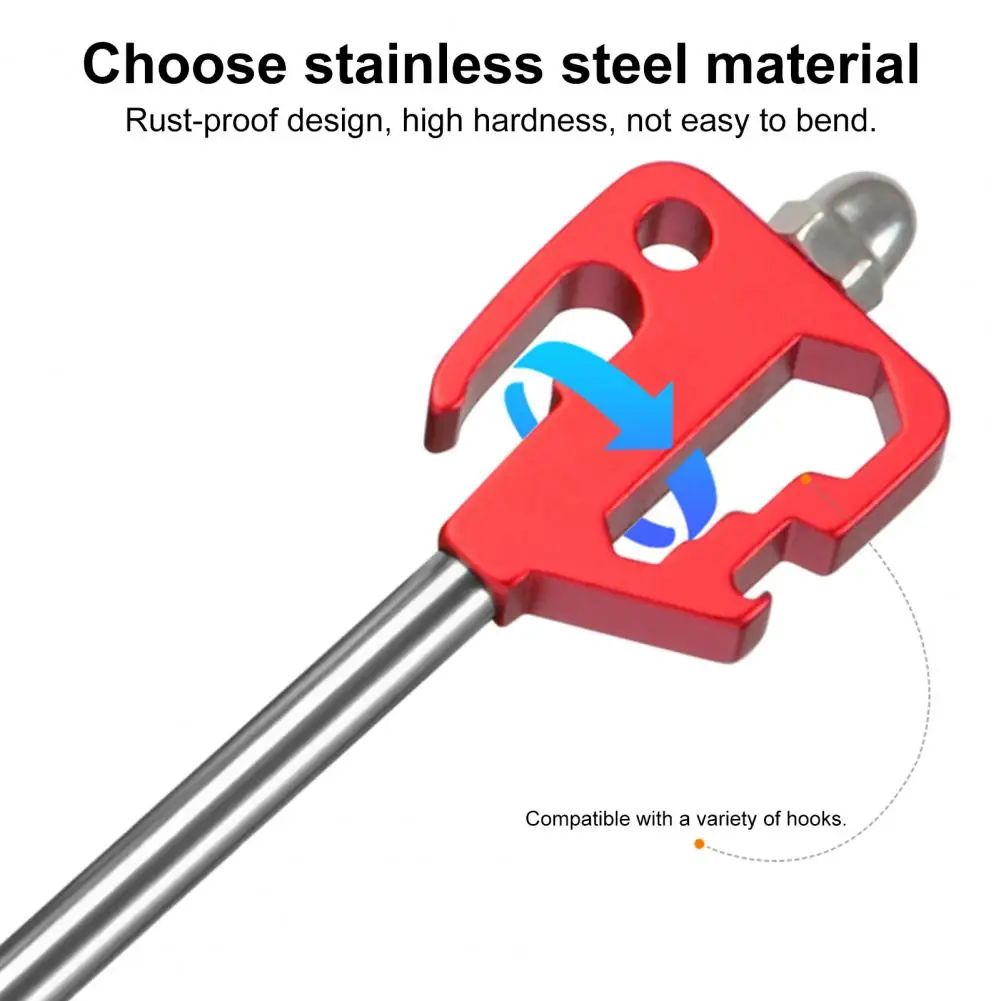 Tent Peg Sturdy High Hardness Powerful Fixation Non-deformable Tent Stake Camping Supplies
Tent Peg Sturdy High Hardness Powerful Fixation Non-deformable Tent Stake Camping Supplies