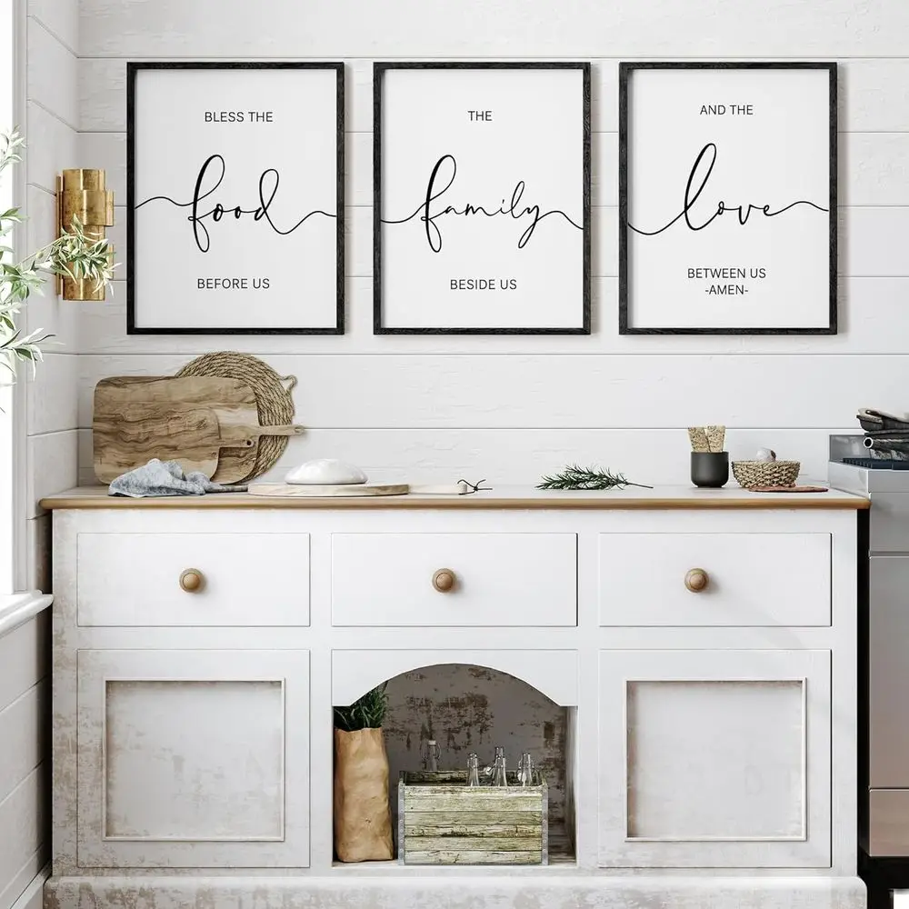 Elegant 3-Piece Wooden Wall Art Set for Kitchen or Dining Room (16x24, Brown)
Elegant 3-Piece Wooden Wall Art Set for Kitchen or Dining Room (16x24, Brown)