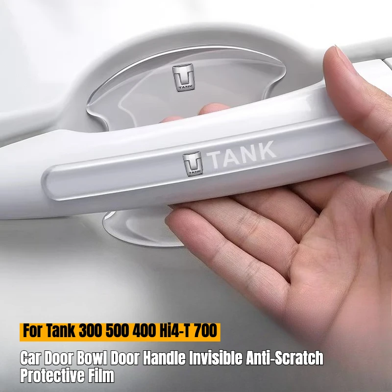 Для Tank 300 500 400 Hi4-T 700: Защитная пленка-наклейка на ручки и дверные проемы автомобиля, прозрачная, от царапин
Для Tank 300 500 400 Hi4-T 700: Защитная пленка-наклейка на ручки и дверные проемы автомобиля, прозрачная, от царапин
