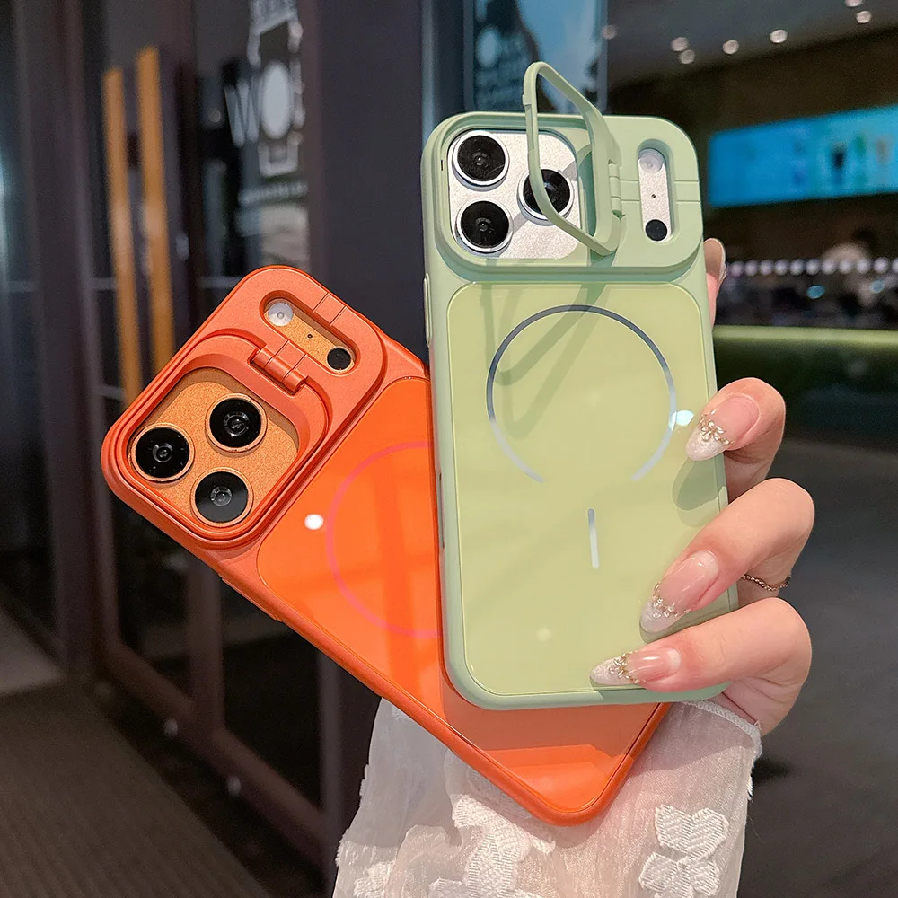 2026 New Camera Cover Kickstand 2-in-1 For iPhone 17 16 15 14 13 12 11 Pro Max Phone Case Can Magsafe Charge Glass Skin Funda
2026 New Camera Cover Kickstand 2-in-1 For iPhone 17 16 15 14 13 12 11 Pro Max Phone Case Can Magsafe Charge Glass Skin Funda