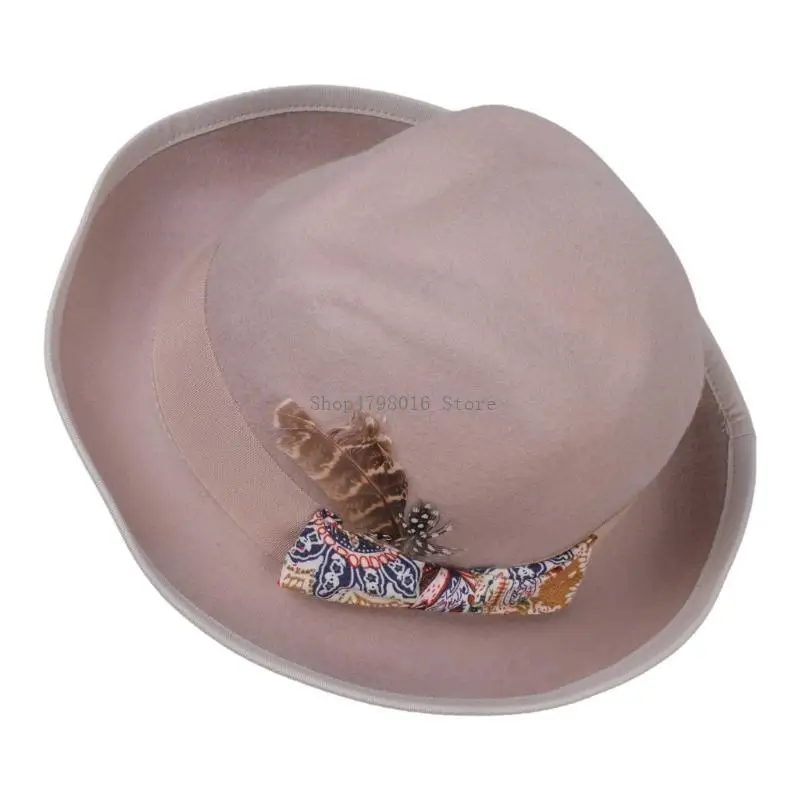 Fashion Fedoras Hat for Women Man with Bowknot Belt Panamas Hat Magicians Hat Wool Top Hat Roleplay Costume Dress Up Hat
Fashion Fedoras Hat for Women Man with Bowknot Belt Panamas Hat Magicians Hat Wool Top Hat Roleplay Costume Dress Up Hat
