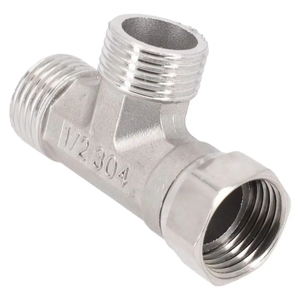 Durable Stainless Steel 3 Ways Valve Shower Faucet Converter T Adapter Water Splitter Spray Nozzle Shower Valve Water Pipe
Durable Stainless Steel 3 Ways Valve Shower Faucet Converter T Adapter Water Splitter Spray Nozzle Shower Valve Water Pipe