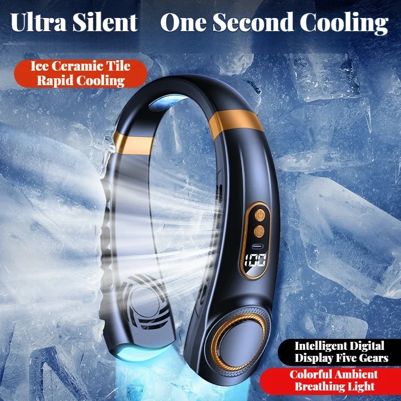2025 New Portable Halterneck Fan USB Handheld Silent Multi-function Bladeless Mini Electric Fan Cross-border Duct fan Hvac tools
2025 New Portable Halterneck Fan USB Handheld Silent Multi-function Bladeless Mini Electric Fan Cross-border Duct fan Hvac tools