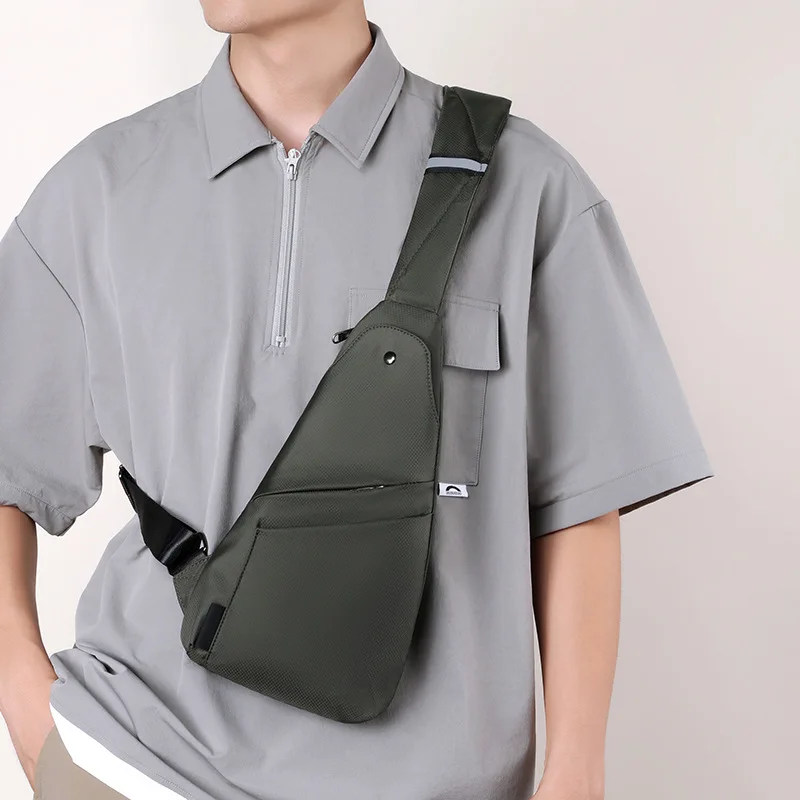 Men's Chest Bag Waterproof Skin Friendly Large Capacity Single-Shoulder Outdoor Travel Backpack
Men's Chest Bag Waterproof Skin Friendly Large Capacity Single-Shoulder Outdoor Travel Backpack