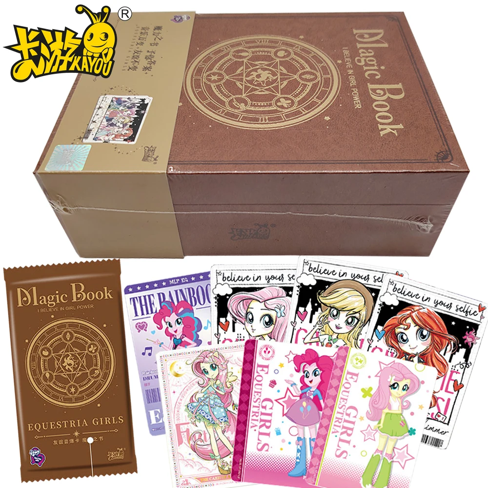 Оригинальная коллекционная карточная игра KAYOU My Little Pony: Волшебная книга, фэнтези, магия, комедия, детский анимационный продукт, изысканная настольная игрушка
Оригинальная коллекционная карточная игра KAYOU My Little Pony: Волшебная книга, фэнтези, магия, комедия, детский анимационный продукт, изысканная настольная игрушка