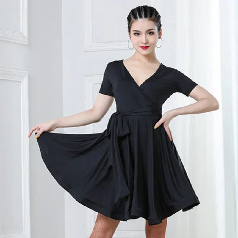 Practice Latin Dance Dress For Women Latin Dance Costumes Waltz Tango Cha Cha Clothes One-Piece Dancewear Lady Dancing Costume
Practice Latin Dance Dress For Women Latin Dance Costumes Waltz Tango Cha Cha Clothes One-Piece Dancewear Lady Dancing Costume