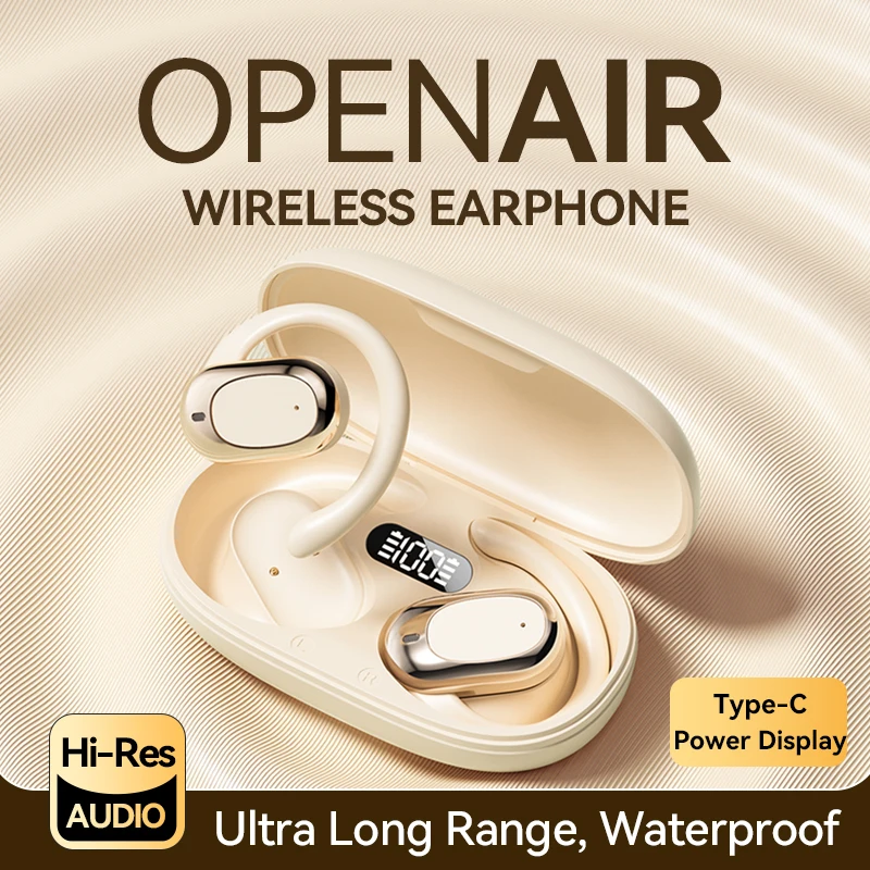 M57 Bone Conduction Earhooks Wireless Earphones Earbuds with Enhanced Bass BT5.4 for Indoor and Outdoor Activities
M57 Bone Conduction Earhooks Wireless Earphones Earbuds with Enhanced Bass BT5.4 for Indoor and Outdoor Activities