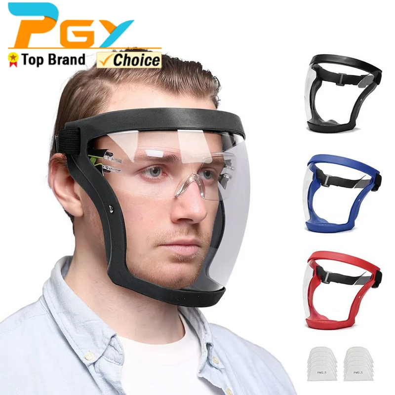 Upgraded Clear Full Safety Face Shield With with Detachable Filter Anti-Fog Kitchen Outdoor Full Protection Face Mask Cover
Upgraded Clear Full Safety Face Shield With with Detachable Filter Anti-Fog Kitchen Outdoor Full Protection Face Mask Cover